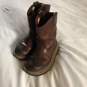 Toddler Boys Brown Leather Boots